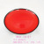 Melamine Tableware Imitation Porcelain Red Black Plastic Tray Edging Plate Shallow Plate Hotel Dish Home Dim Sum Plate