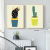 Cactus Decorative Painting Modern Plant Hallway Oil Painting Stairs Aisle Corridor Canvas Painting Master Bedroom Hanging Painting
