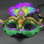 Masquerade Halloween Ghost Festival Carnival Roman Pointed Feather Brick Sequined Mask Performance Party Gathering
