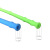 Bamboo Suction Tube Drinking Water Color Silicone Straw Reusable 20cm Baby Drink Silicone Soft Straw