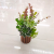 New Artificial Flower Wood Pot Succulent Bonsai Artificial Plant Decoration Living Room Bedroom Decoration