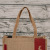 Burlap Handbag Custom Linen Gift Bag Diablement Fort Shopping Bag Large Linen Synthetic Linen Bag Custom Printed Logo