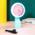 [Lingpan Little Fan Preferred] Fill Light USB Rechargeable Little Fan Desktop Mute Strong Wind Small Electric Fan