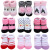 Cross-Border Cute Cartoon Solid Color Dot Baby Socks Letter Stripes Bowknot Baby Socks Set