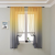 Factory Direct Sales Foreign Trade Gradient Window Screen Translucent Curtain Rod Hoop Gradient Color Bay Window Curtain