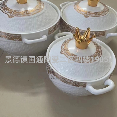 Ceramic Soup Pot New Products in Stock Jingdezhen Ceramic Pot New Shelves