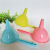 Long Handle Funnel with Handle Funnel Color Small Funnel Fashion Household Supplies Two Yuan Special Batch