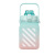 New Square Sugar Container Large Capacity Straw Plastic Cup Gradient Color Girl Portable Portable Sports Cup Kettle