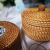 Rattan Storage Small Box with Lid Hand-Woven Needlework Jewelry Box Storage Basket