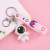 Cartoon Astronaut Keychain Female Korean Couple Spaceman Key Chain Epoxy Small Pendant Key Ring Ornaments