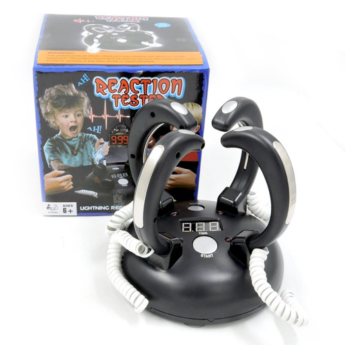 new miniature 4-person finger lightning reaction game electric shock whole person lie detector party creative board game pressure reduction toy