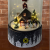 11” Animated Santa Sleigh Dome