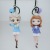 6 Princess School Uniform Mermaid Belle Sofia Figurine Garage Kits Keychain Pendant Ornament Toy Gift