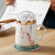Cute Unicorn Mark Cup Creative Girlish Heart Gift Ceramic Water Cup Coffee Milk Breakfast Cup with Cover Spoon