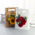 Flower Arrangement Kraft Paper Folding Hand Flower Box Waterproof Flower Packaging Box Korean Style Portable Flower Basket Flower Handbag