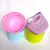 Round Storage Basket Storage Basket Storage Basket Hollow Basket Cosmetic Accessories Storage Basket Colored Plastic 1 Yuan