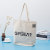 Factory Wholesale Custom Canvas Reticule Shopping Bag Student Shoulder Bag Cotton Bag Printed Logo