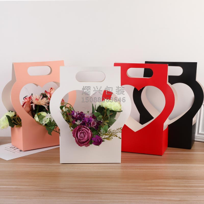 Flower Packaging Box Flower Arrangement Gift Box Flower Box Portable Flower Basket Bags Portable Folding Flower Box Floral Packing Boxes Paper Box