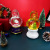Creative Christmas Crystal Ball Snowflake Resin Santa Claus Music Box Crafts Decoration Home Gift Decorations