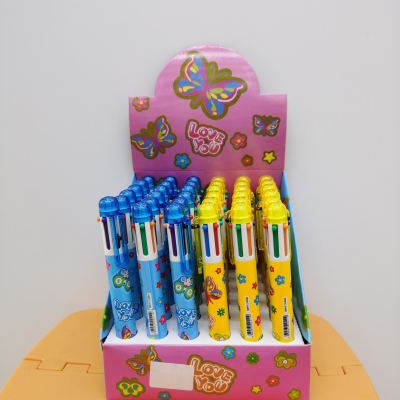 Creative Cartoon Multi-Color Pen Ballpoint Pen E-Commerce Gifts Wholesale Prizes