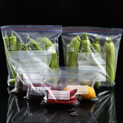 Food Preservation Ziplock Bag  Vacuum Bag Vegetables and Fruits Freshness Protection Package PE Bag OPP Bag