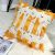 Cross-Border Cotton And Linen Embroidery Pillow Cover Bed Cushion For Leaning On Geometric Jacquard Pillow Sofa Cushion Car Cushion Ethnic Style