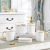 Simple Golden Trim Five-Piece Bathroom Set Couple Wedding Washing Set Bathroom Toothbrush Tooth Gargle Cup Light Luxury