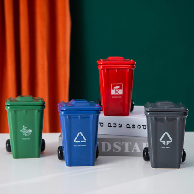 Creative Ceramic 3D Cup Shaped Cup New Exotic Ceramic Trash Can Cup Recycling Bin Cup Daily Ceramic Cup Wholesale