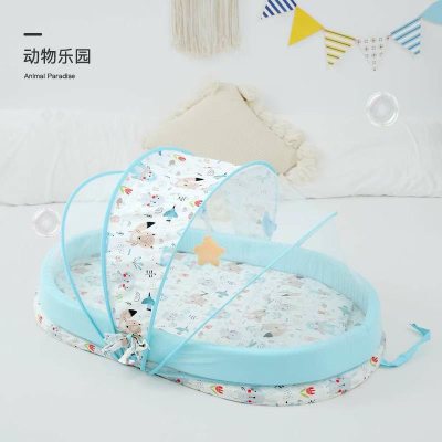 Folding Baby Bed Mosquito Net Manufacturer Babies' Mosquito Net Baby Mongolian Bag Anti-Mosquito Complete-Type Foldable Infant New