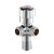 Double Water Outlet Angle Valve Tee Valve One-Switch Two-Way Toilet Angle Valve Dual-Purpose Multifunctional 90 Degrees Angle Valve