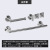 Bathroom Hardware Set 304 Stainless Steel Toilet Paper Holder Tissue Holder Towel Ring Hook Black Towel Rod Set