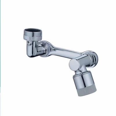 Wash Basin Universal Splash-Proof Faucet 1080 Degrees Rotatable Lifting Mechanical Arm Bathroom Wash Extension Water Faucet