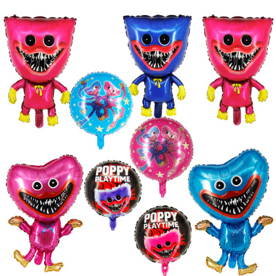 Bobby's Game Time Balloon Poppy Playtime Game Aluminum Foil Balloon Bobby Game Time Balloon