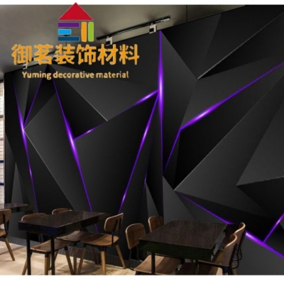 3D Mural Industrial Style Three-Dimensional Geometric Figure Visual Effect 5D Wallpaper Background Wall Wallpaper