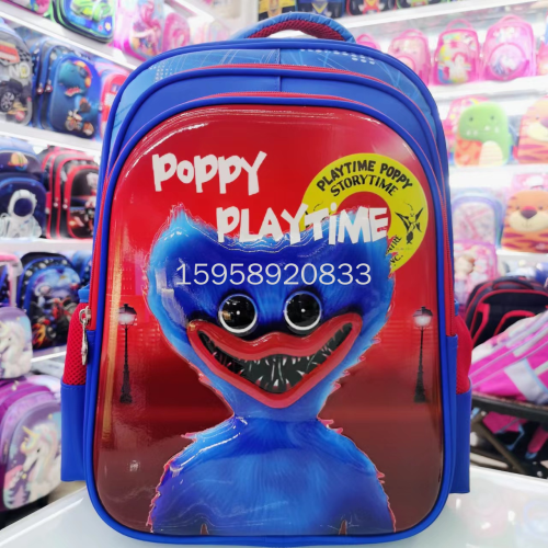 Schoolbag Backpack Cartoon Bag Backpack 3D Bag Children Bag Student Bag Gift Bag Trolley Bag