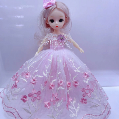 New Machine Edge 23cm Keychain Barbie Doll Multi-Joint Smart Music Doll Girl Gift Gift Set
