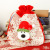 Christmas Gift Bag New Linen Cartoon Christmas Candy Bag Tote Bag Santa Claus Gift Bag