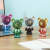 Xinnuo New Fan Popular Bear Fan Magic Color Gilding Bear USB Rechargeable Fan