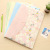 Korean Style Student Cute A4 Test Paper File Bag Fresh Floral Transparent Folder Snap Information Bag Office Supplies