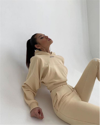 2020 Autumn and Winter Hot Style! Amazon EBay New Fashion Long Sleeve Sports and Leisure Suit Two-Piece Set