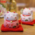 Le Meow Ceramic Crafts Lucky Decoration Opening Home Store Hand Painted Colorful Five Blessing Cat