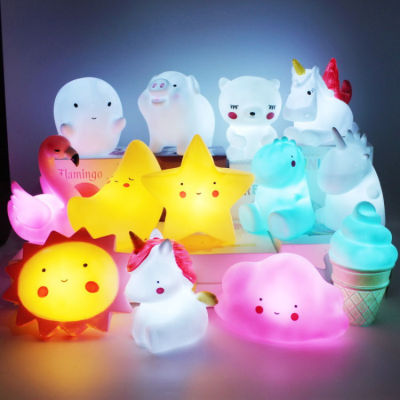 Large Luminous Toys Throw the Circle Colorful Led Small Night Lamp Children's Gifts Night Market Square Hot Sale Stall Supply