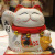 Le Meow Original 6-Inch Ceramic Fortune Cat Money Box Creative Birthday Gift Opening Hotel Decoration Wish a Fortune