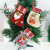 New Christmas Little Socks Small Christmas Stockings Linen Cartoon Socks Decorative Candy Bag Gift Bag with Bell Gift Bag