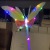 Factory Direct Sales New LED Simulation Butterfly Luminous Toy Push Night Market Hot Sale Flash Swing Butterfly