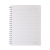 A5/A6/B5 Pp Frosted Coil Notebook Transparent Horizontal Line Journal Book Strap Notepad Portable Notebook