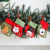 Christmas Little Socks Gift Bag Fur Ball Mouth Cloth with Snow Spots Little Socks Christmas Decorations Christmas Tree Pendant
