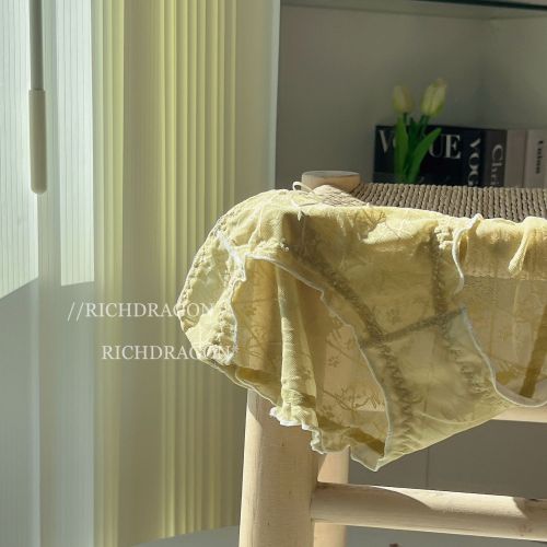 french style tipsy forest sexy lace cat women‘s underwear low waist breathable cotton bow comfortable women