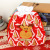 Christmas Gift Bag New Linen Cartoon Christmas Candy Bag Tote Bag Santa Claus Gift Bag