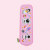 Series Silica Gel Plate Candy Color Zipper Silicone Pencil Case Rectangular Stationery Storage Bag Stationery Box